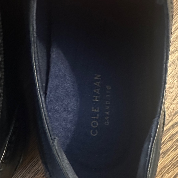 Cole Haan Black Leather Oxfords - Picture 4 of 7
